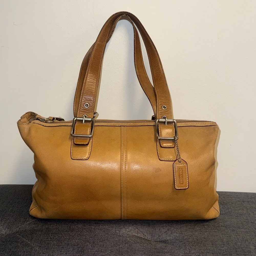 Coach vintage Tan Leather Satchel